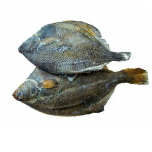 Frozen plaice fish